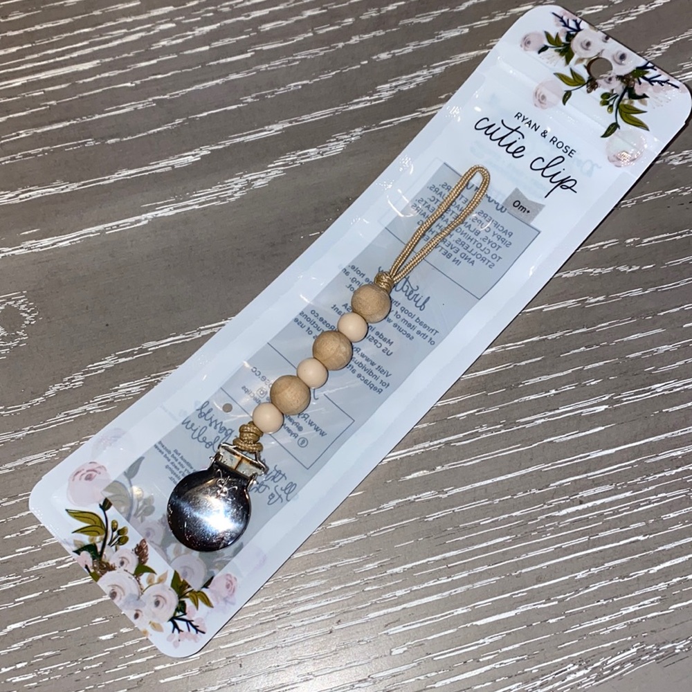 Ryan & Rose Cutie PAT cutie clip pacifier clip